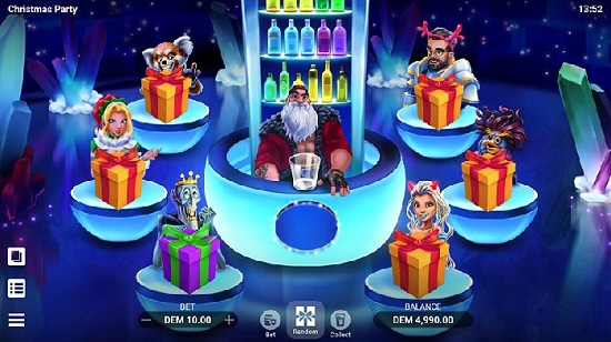 Christmas Party slot machine from Hugewin.