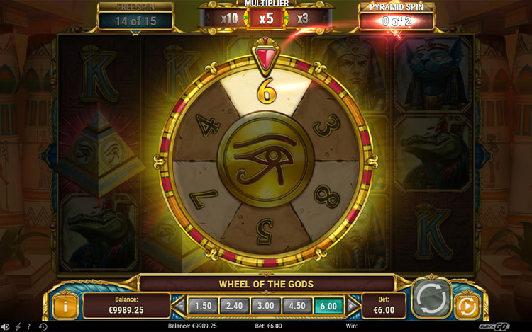 Legacy of Egypt slot machine symbols from Hugewin.