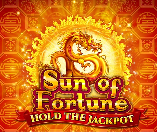 Sun of Fortune slot machine cover from Hugewin.